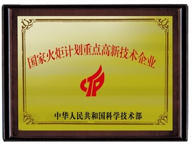 國家火炬計劃重點高新技術企業